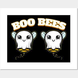 Boo Bees Dressed Up As Ghost Costume Halloween Posters and Art